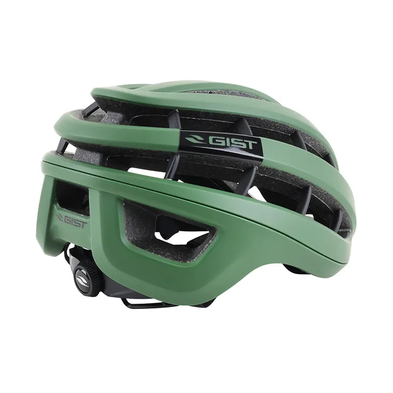 Fahrradhelm Erwachsene Gist Route Rapido mattgrün 56-62 cm — Ansicht 7