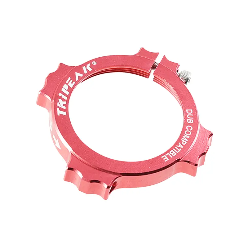 Tretlagervorspann-Einstellmutter Tripeak für SRAM DUB pink