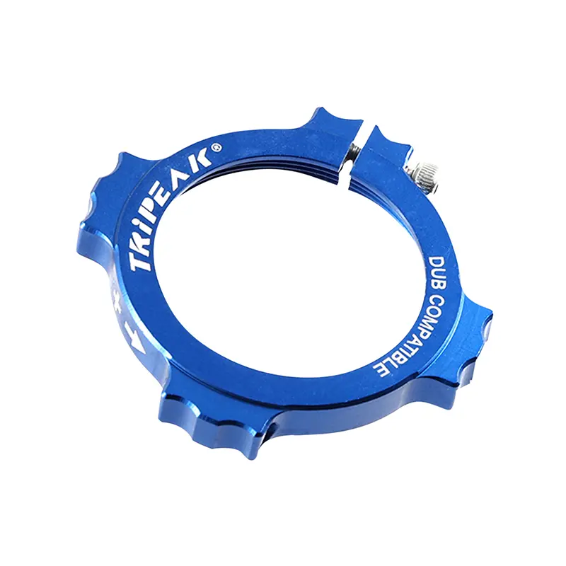 Écrou-bague réglage précontrainte pédalier Tripeak SRAM DUB bleu foncé