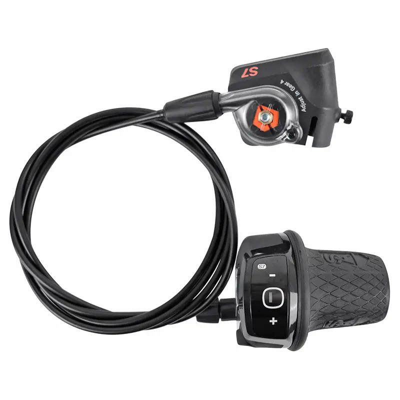 Sturmey Archer Twist Shifter Click S7 7V dreiekompatibel med SRAM — vinkel 2