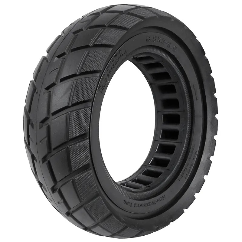 Pneu trottinette plein 8.5 x 3.00 noir ultralégalégèr largeur intérieur 40 mm Sélection P2R