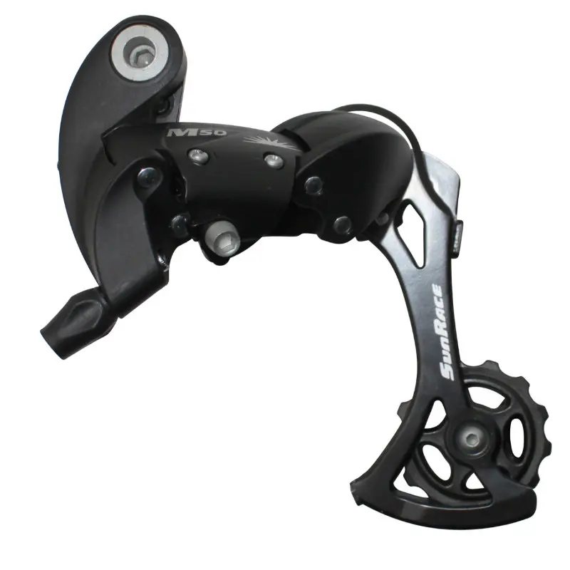 MTB galinis perjungiklis Sunrace M57 7-8V ilga mova su sriegu — 2 vaizdas