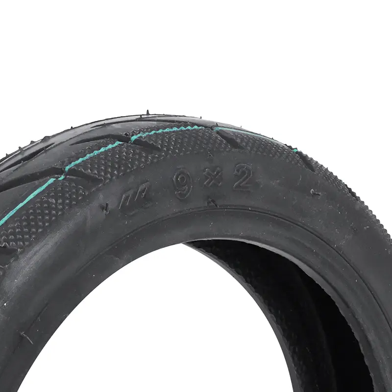 Trottinette-Elektroreifen schlauchlos 9 x 2.00-6.1 Cityroad schwarz Sélection P2R — Ansicht 4