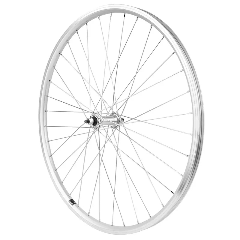 Velox Vorderrad MTB 27,5" ER10 Vorderrad Alu-Nabe Vollachse Felge 19C silber 36 Speichen