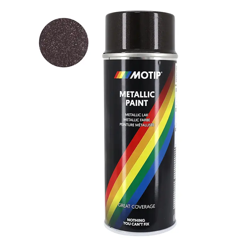 Bombe de peinture Motip Pro Metal brun aérosol 400 ml (04048)