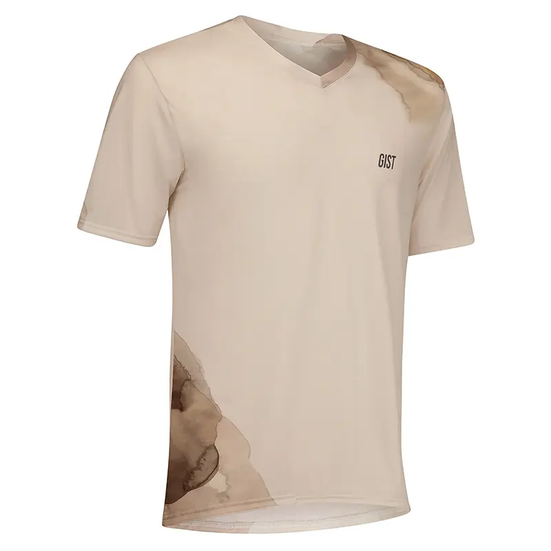 Maillot GIST Discover manches courtes beige M