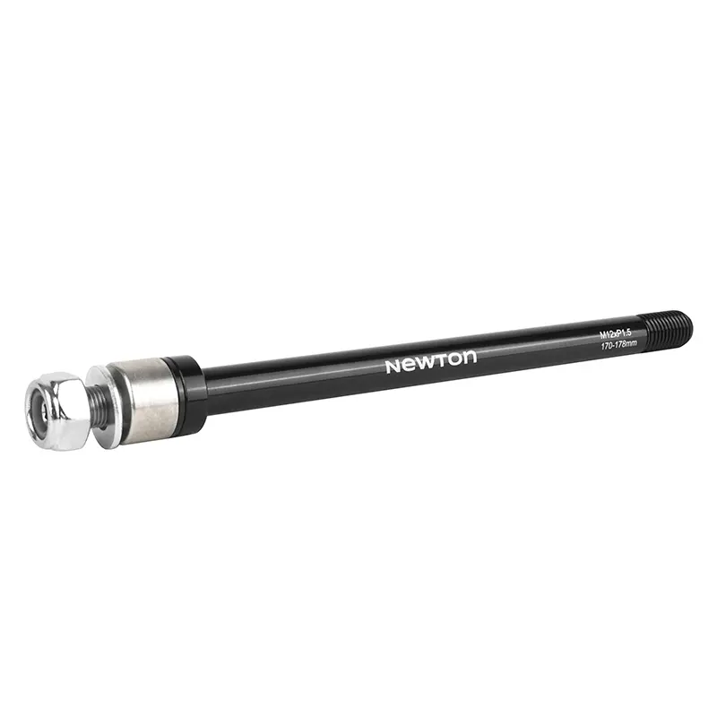 Durchmesserachse für Fahrradanhänger Hinterrad Newton Gewinde M12X1.5MM für 12X142-148 (170-178MM) mit Distanzhülsen