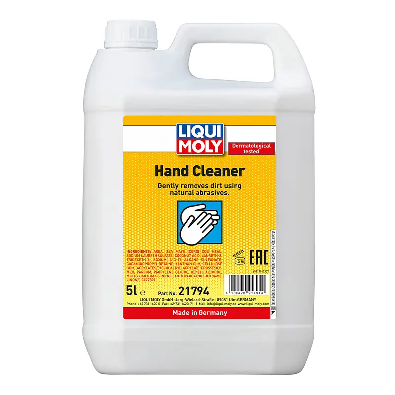 Savon-nettoyant mains Liqui Moly hand cleaner 5 L