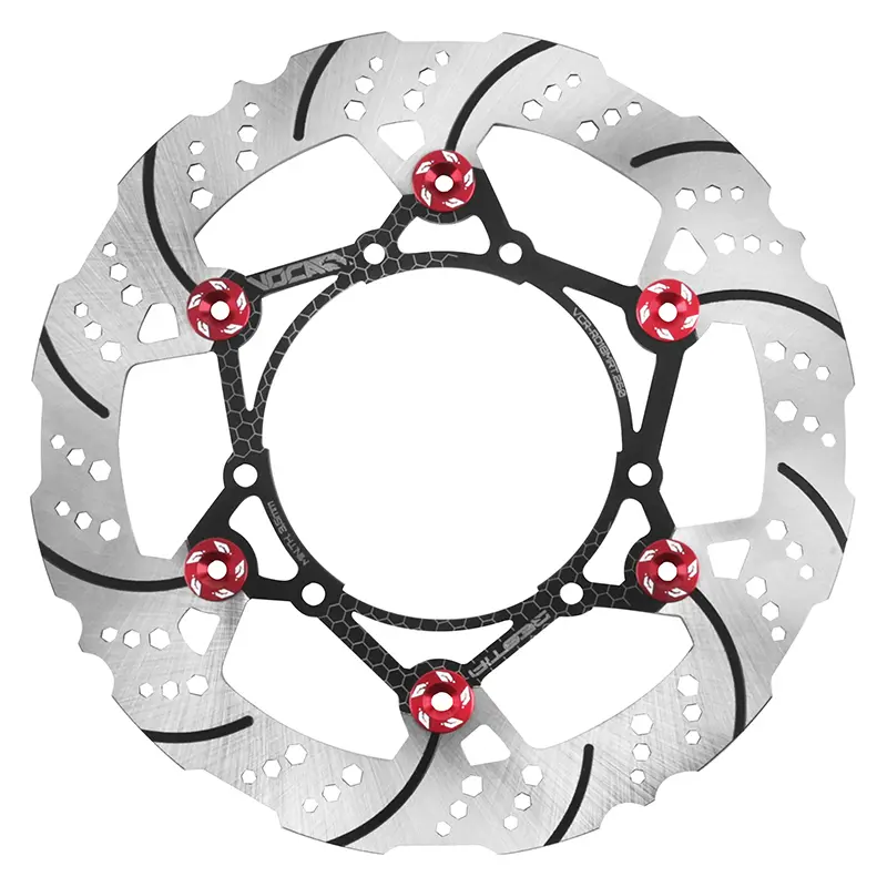 Disque de frein flottant voca pour aprilia 50 RX-SX 2006+-derbi 50 DRD racing 2006+, r x-treme 2018+-gilera 50 smt-rcr 2006+-rieju 50 MRT 2012+ av (ext 260MM - int 125MM - 6 trous)