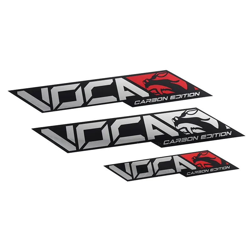 Schalldämpfer VOCA Racing Rookie 50 RD30400 Carbon mit anodisierter blauer Endkappe — Ansicht 5