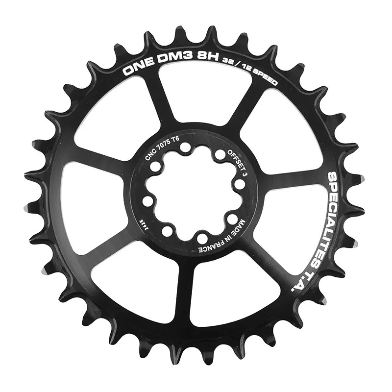 산악자전거 직접 장착 체인링 SRAM GX - XX1 - X01 호환 TA ONE DM3 8홀 32T 11-12속. 블랙 (부스트 전송 오프셋 3MM)