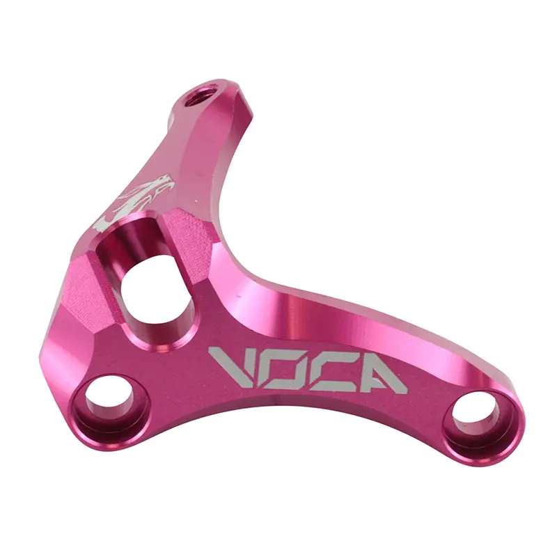Kupplungshebel-Anschlag 50 an Getriebe Voca Racing für Minarelli 50 AM6-BETA 50 rr-Rieju 50 mrt-Sherco 50 SM-R, SE-R Alu CNC rosa