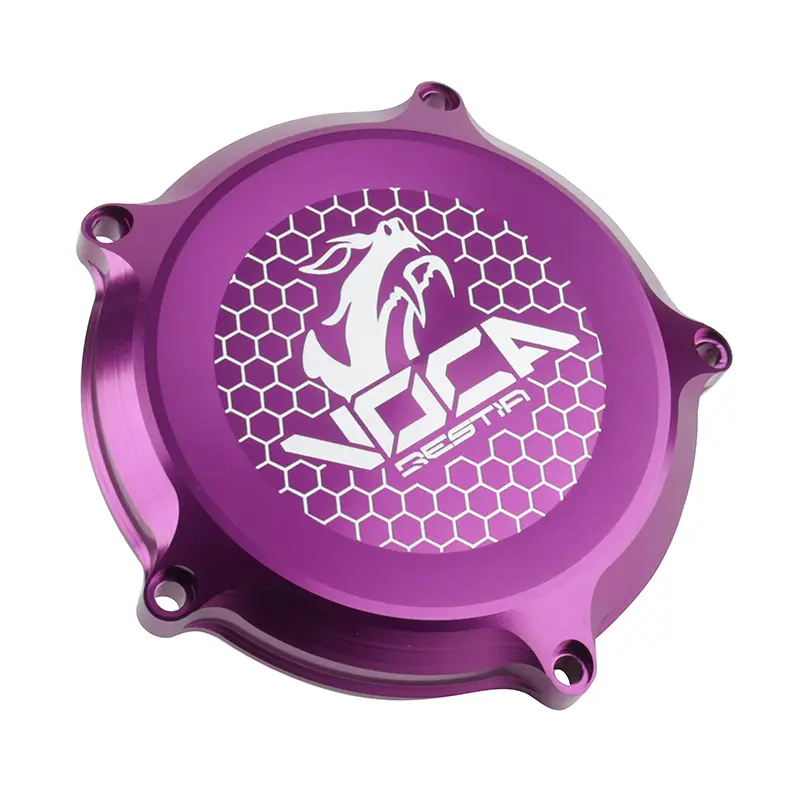 Kupplungsdeckel Voca Racing Aluminium CNC violett 50 AM6