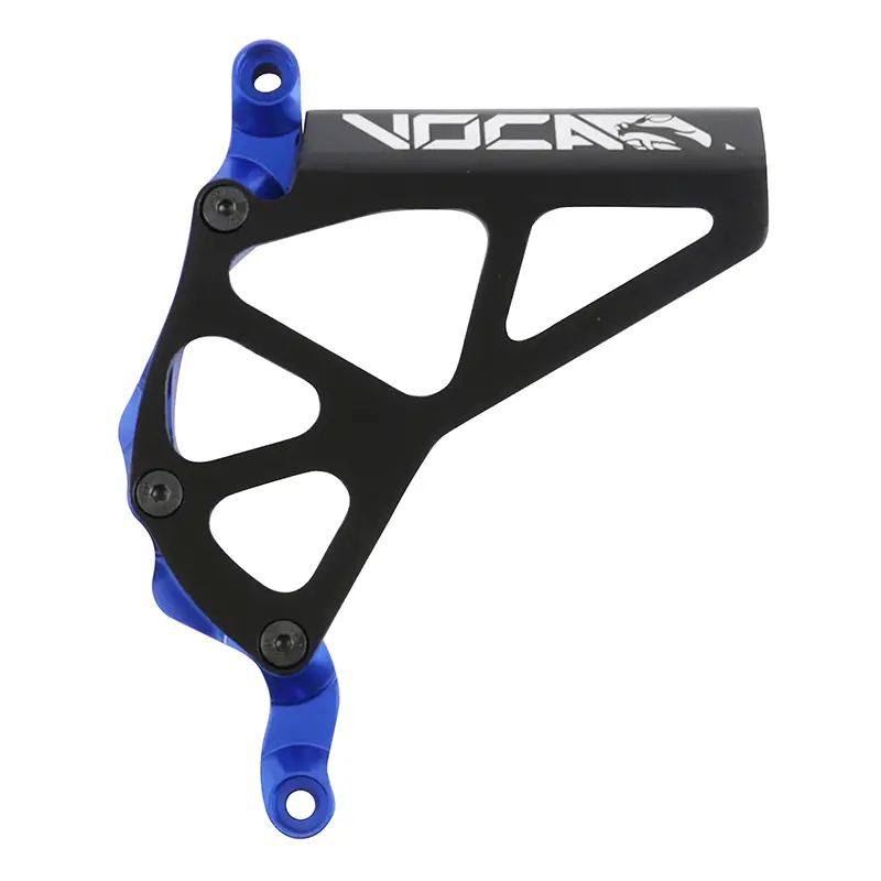 Ritzelabdeckung 50 Voca Racing Aluminium CNC schwarz-blau Minarelli 50 AM6 Beta 50 RR Rieju 50 MRT Sherco 50 SM-R SE-R