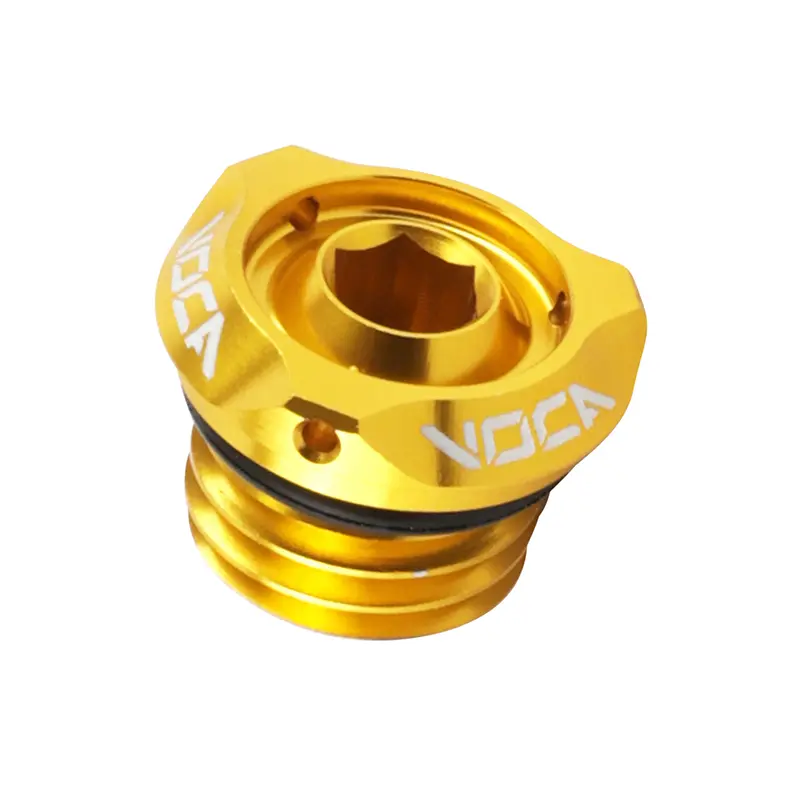 Bouchon d'huile 50 a boite voca evo V2 minarelli 50 AM6-RIEJU 50 MRT, smx-yamaha 50 TZR, dtr-peugeot 50 XPS, XR6-BETA 50 rr-sherco 50 SM-R, se-r alu CNC or