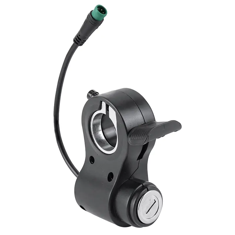 Commande gâchette accélérateur avec clés de contact pour trottinette Kugoo Kirin G2 Pro