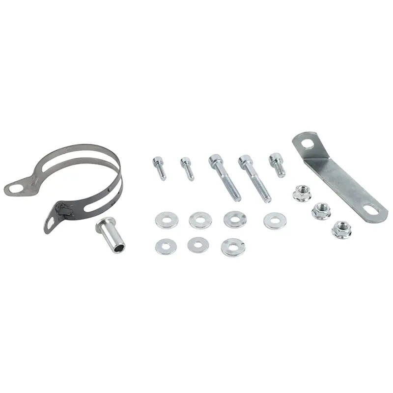 Chromierte Auspuffhalterung Voca Racing für Derbi 50 Senda, GPR-Aprilia 50 RS4, Gilera 50 SMT, RCR