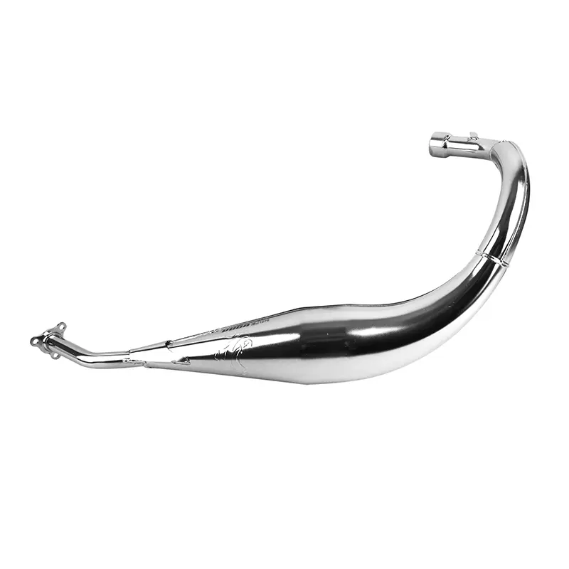 Pot-collecteur 50 a boite voca chromed pour sherco 50 se-r, se-rs, SM-R, SM-RS (passage bas) (fixation incluse, silencieux RD30400 vendu separement)