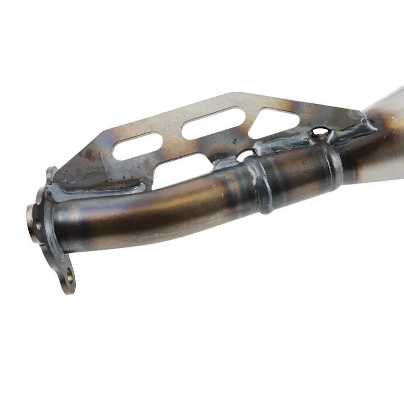 Výfuková hlava 50 A s krabicí Voca Rookie pro Derbi 50 Senda, GPR-Aprilia 50 RS4-Gilera 50 SMT, RCR (nízký průchod) (uchycení v ceně, tlumič RD30400 prodáván samostatně) — pohled 5