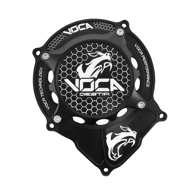 Voca Racing CNC-Aluminium Zündungsgehäuse 50 schwarz für Minarelli 50 AM6, Beta 50 RR, Rieju 50 MRT, Sherco 50 SM-R/SE-R