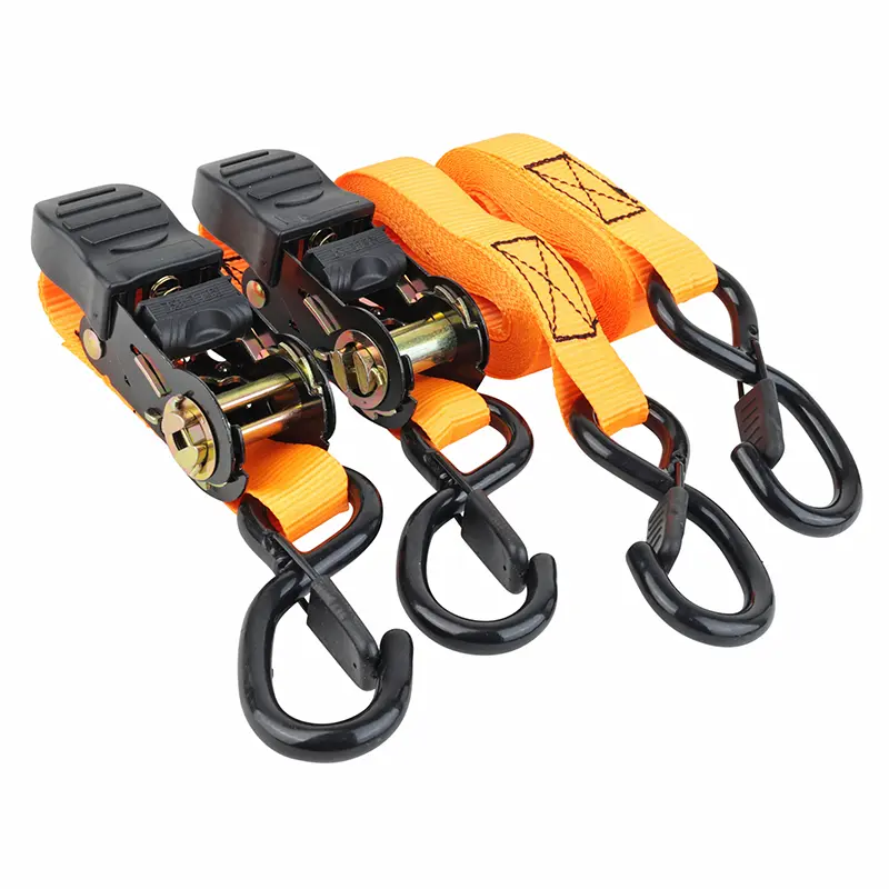 P2R Ratsche-Gurtschlaufe mit Haken Breite 25 mm Länge 4 m orange (Paar)