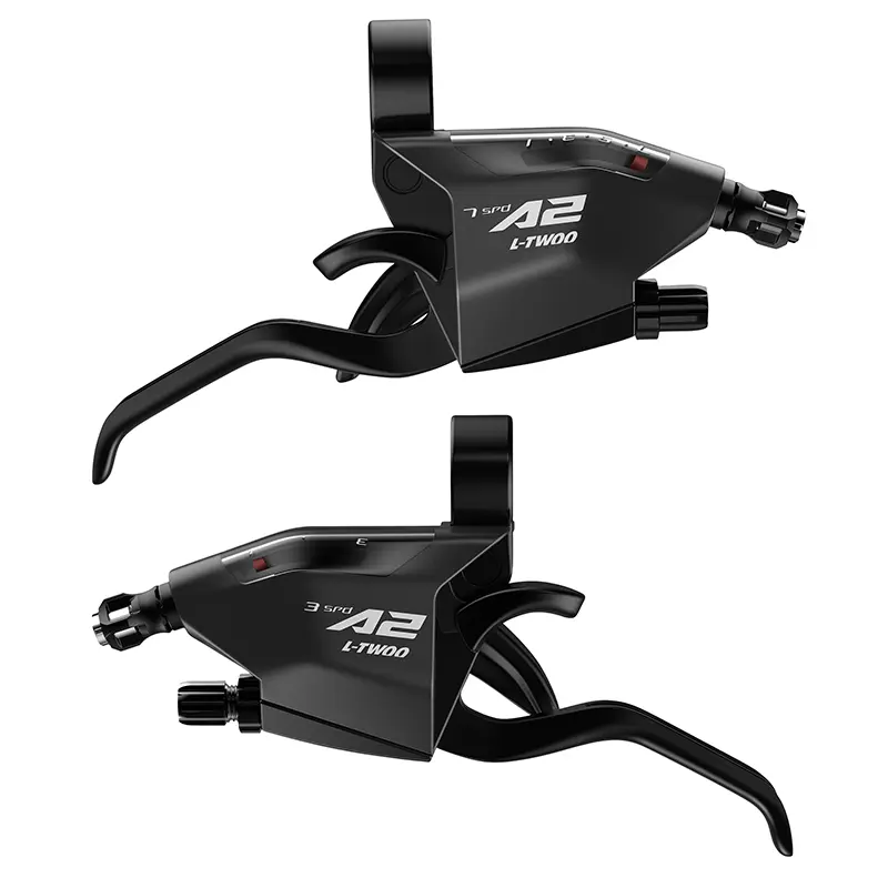 رافعة مكابح دراجة جبلية Ltwoo 3 x 7V أسود V-brake متوافق مع Shimano (زوج)