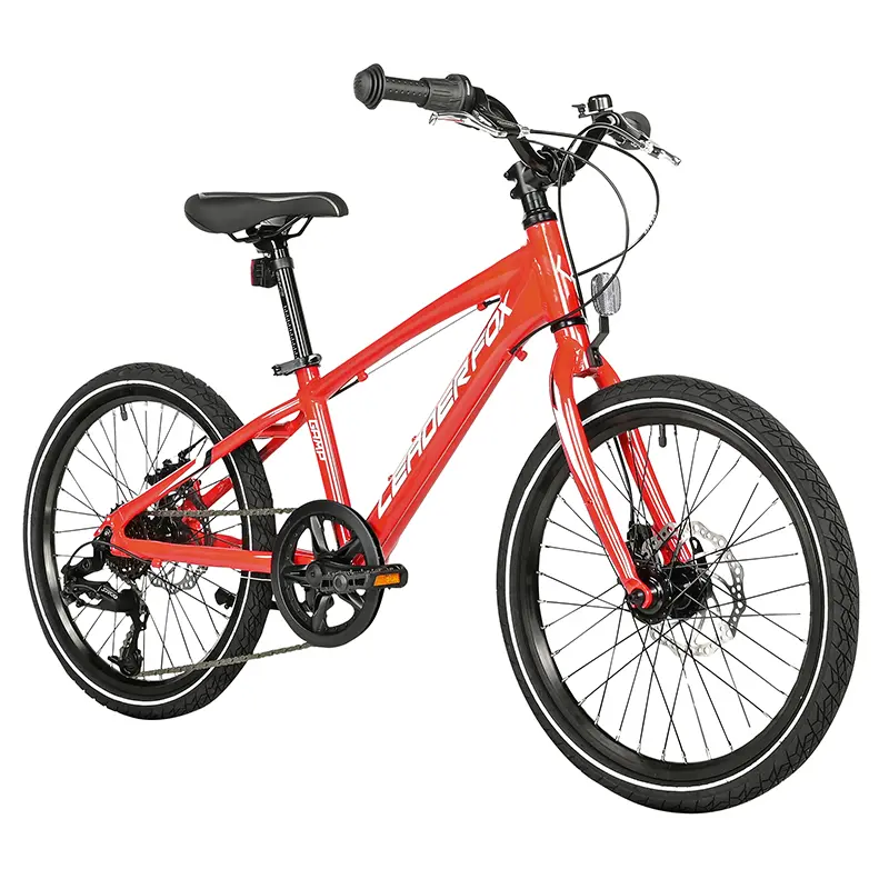 Vélo VTT 20 pouces Leader Fox Gamp 2025 enfant rouge garçon (120-135 cm)