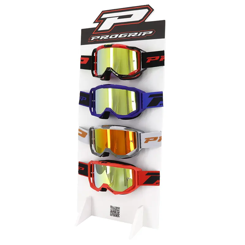 Displayrek Progrip voor crossbril-maskers (4 plaatsen) — zicht 3