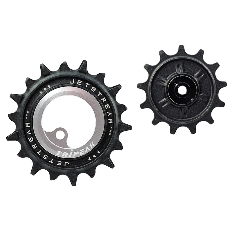 Galets de dérailleur Tripeak 13-18 dents céramique 12X1-11X2V Shimano Deore XT 8100-8130 SLX 7120-7100 GRX 822 argent (jeu de 2)