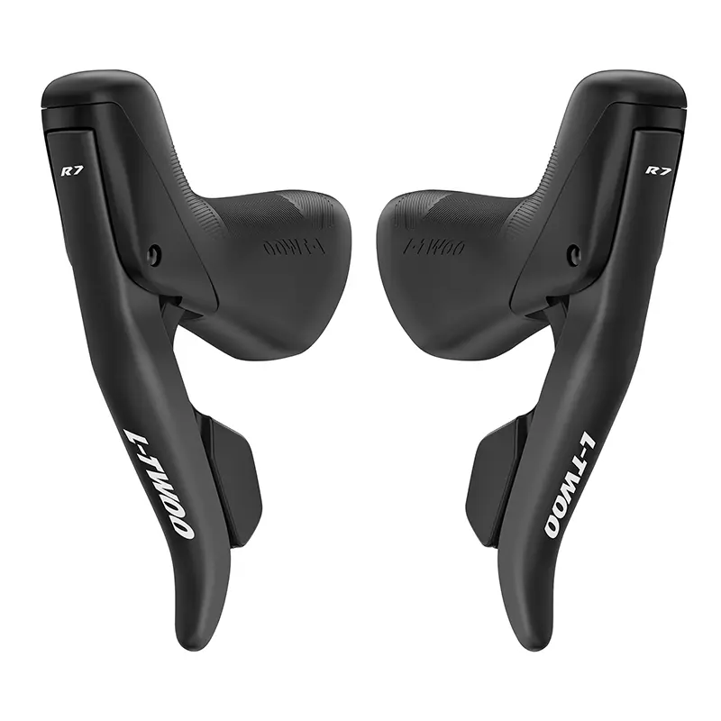 Levier-manette route patin Ltwoo 2 x 10V R7 noir gris compatible Shimano Tiagra 4700