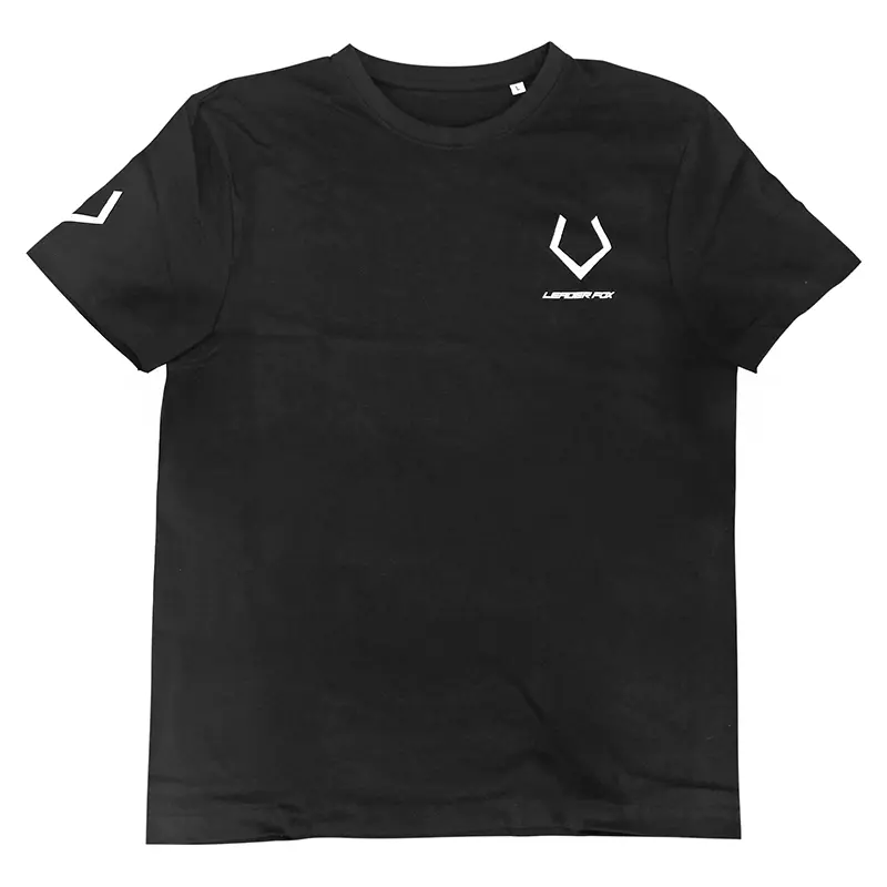 T-shirt Leader Fox taille M noir logo blanc