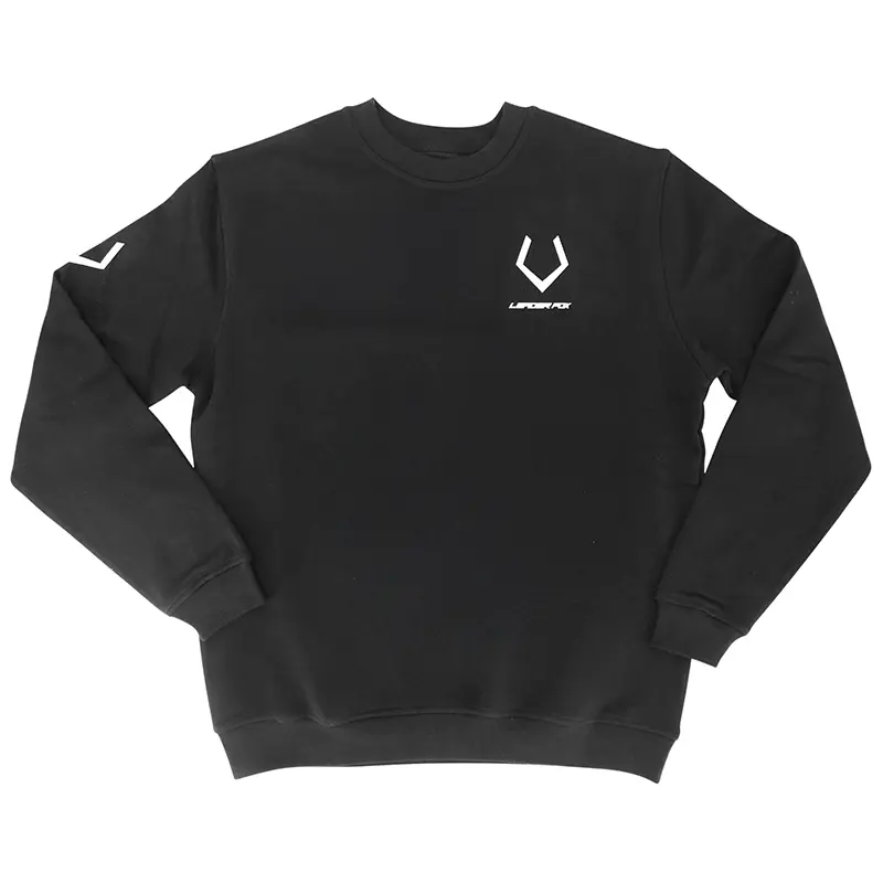 Sweat-shirt Leader Fox taille M noir logo blanc
