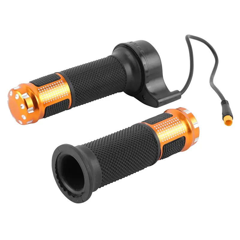 Poignée accélérateur Sélection P2R pour trottinette Smartgyro noir-doré (connectique 3 pins)