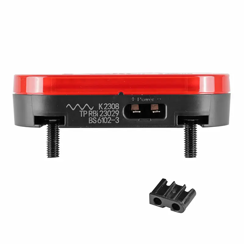 Fahrradbeleuchtung mit Dynamo hinten 6V für Gepäckträger Spanninga Halo XE mit Safe-Stop-Funktion E-Bike-tauglich — Ansicht 4