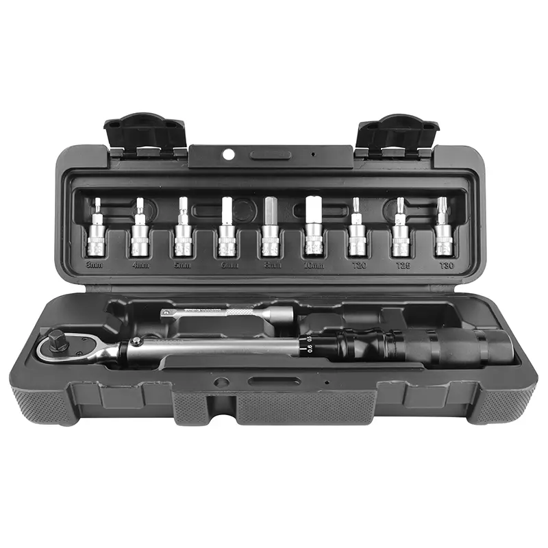 Drehmomentschlüssel 1-4 NM P2R mit Innenvierkant- und Torx-Bits