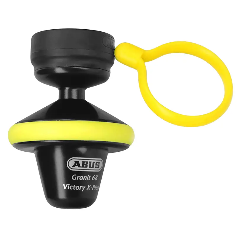 ディスクロック アンチセフト Abus Granit Victory X-Plus III 68 Roll-Up Ø14mm ブラック-イエロー