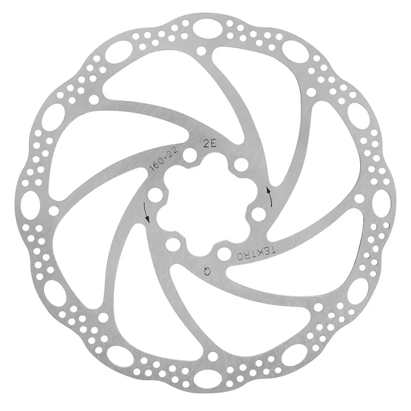 Disque de frein Tektro 160 mm 6 trous argent