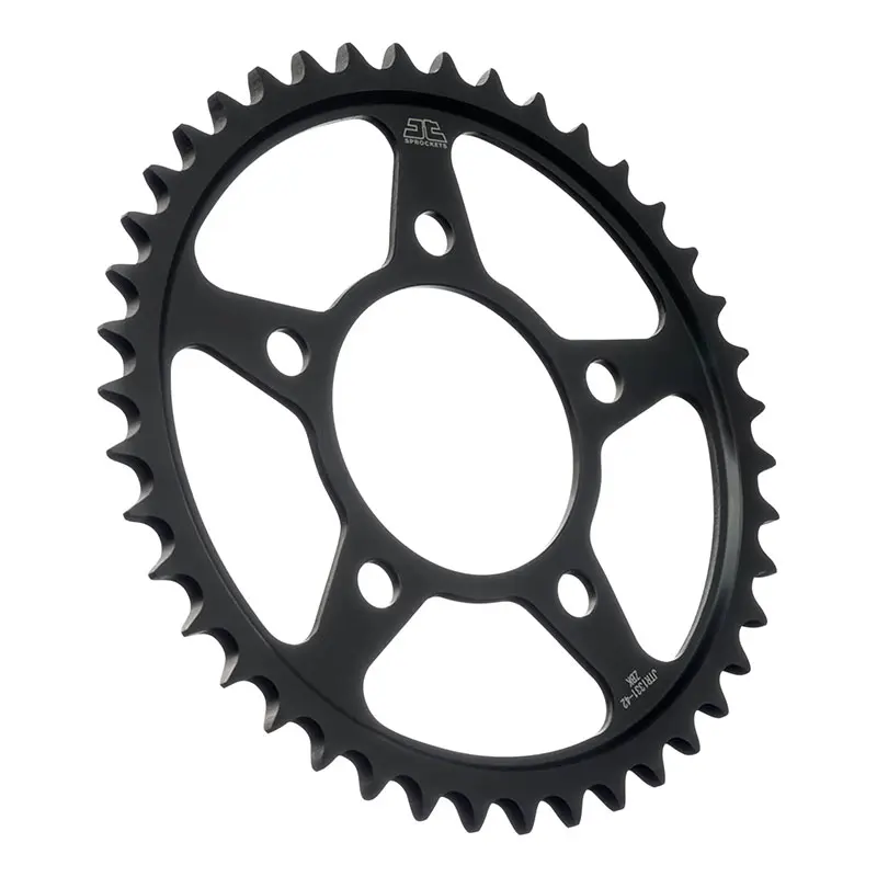 ترس JT SPROCKETS مُقسّى بالتحريض بتشطيب الزنك الأسود — المنظر 3