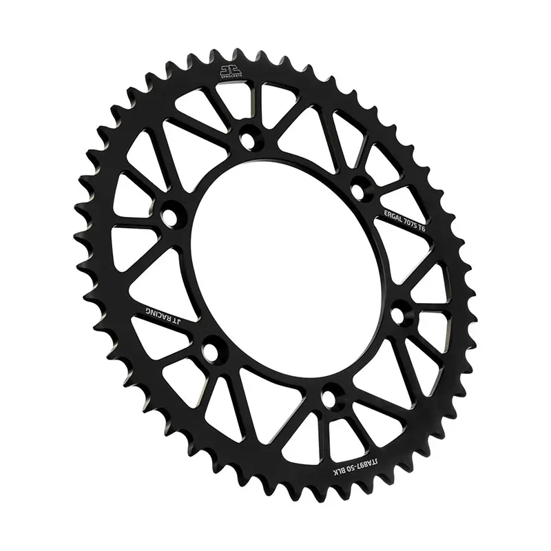 JT Sprockets Kettenrad 520 50 DTS Racelite Alu Schwarz Husqvarna KTM — Ansicht 2