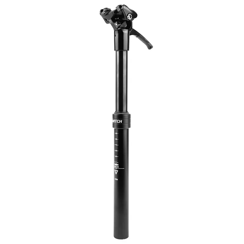 Tige de selle VTT télescopique Switch SW-08 aluminium noir diam. 27.2 L395MM (levier 15-105MM)