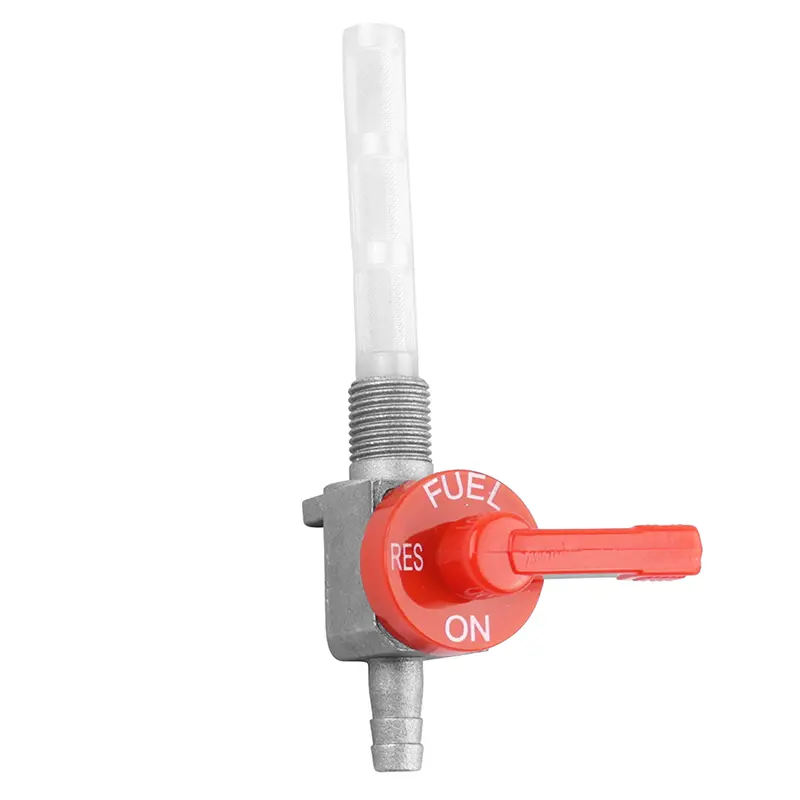 Robinet essence OMG adaptable Peugeot 103 avec indicateur de position rouge