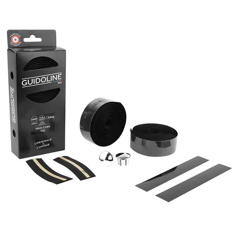 Ruban de guidon Velox Maxi Cork Gel noir