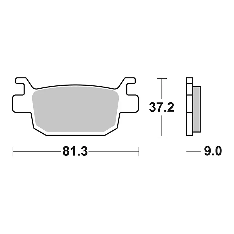 브렘보 카본 세라믹 브레이크 패드 -07064 cc — 3번째 뷰