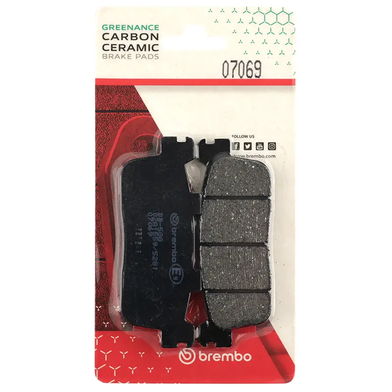 Brzdové destičky Brembo uhlíkové keramické 07069 cc — pohled 4