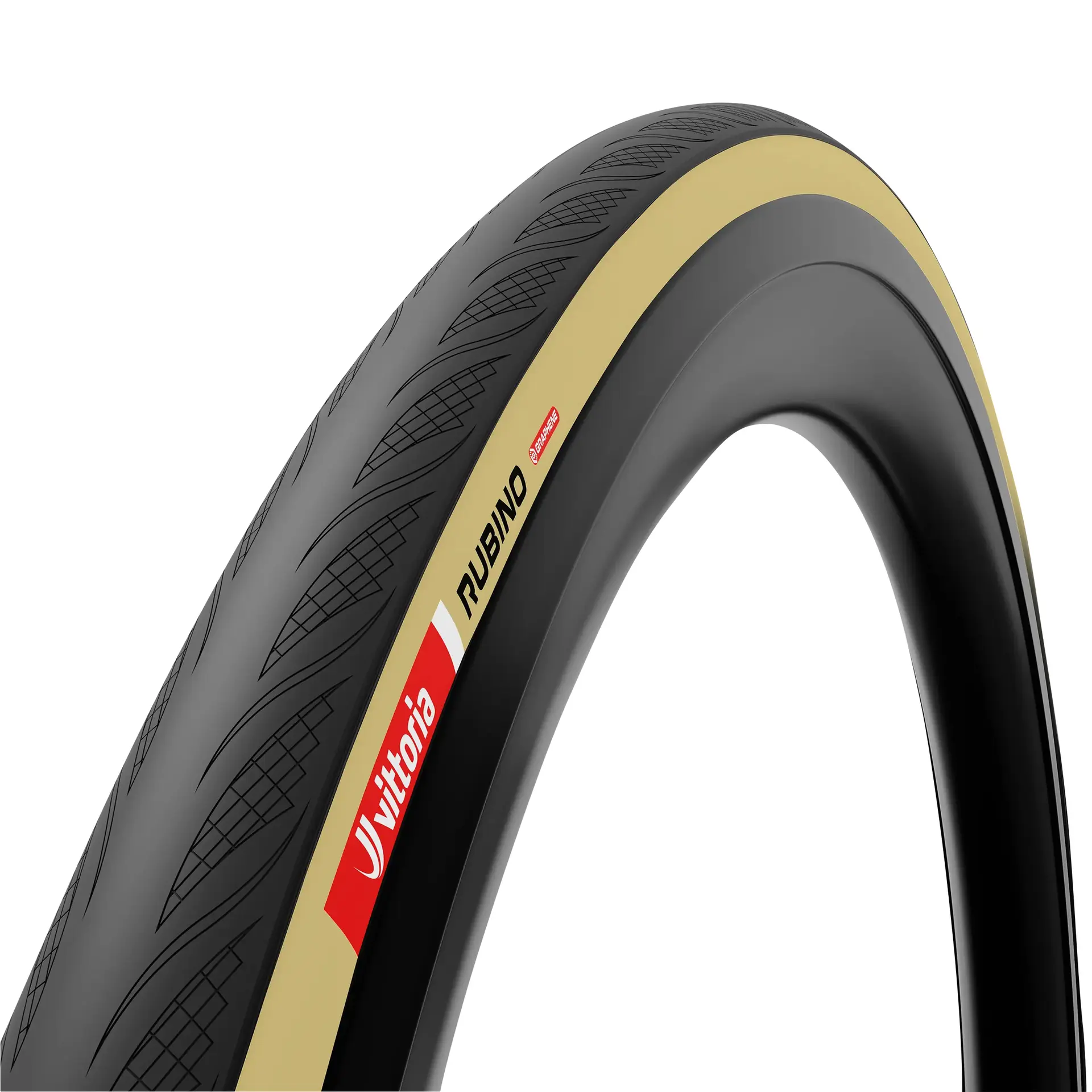 Pneu route Vittoria Rubino V Noir-Beige Graphène 2.0 TS 700 x 30 (30-622)