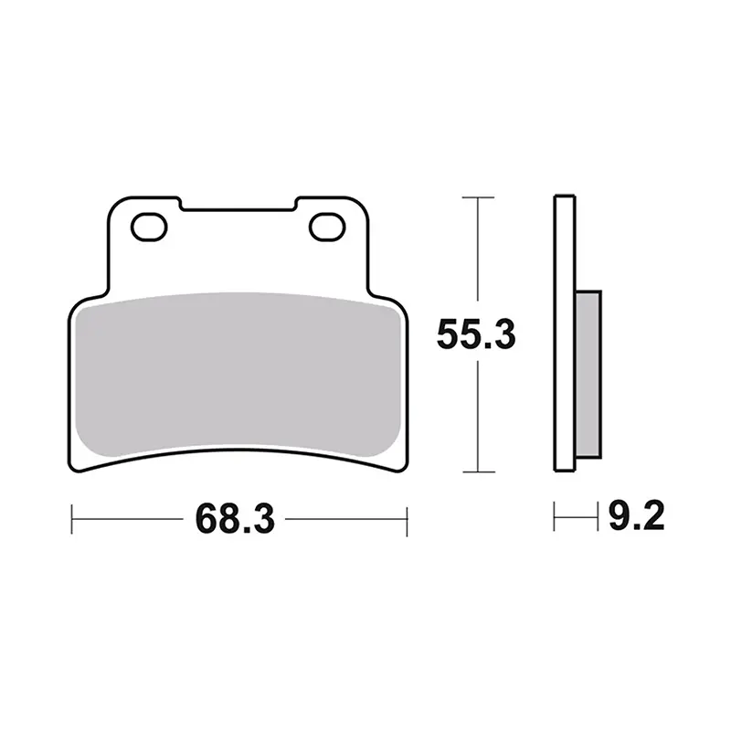 브렘보 카본 세라믹 브레이크 패드 07GR7707 — 3번째 뷰