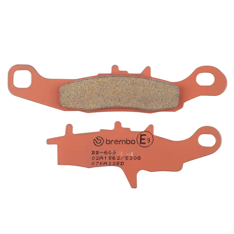 Plaquette de frein Brembo pour kawasaki 85 KX 2001+ av-suzuki 85 RM 2005+ av (off road metal fritte) -07KA22SD