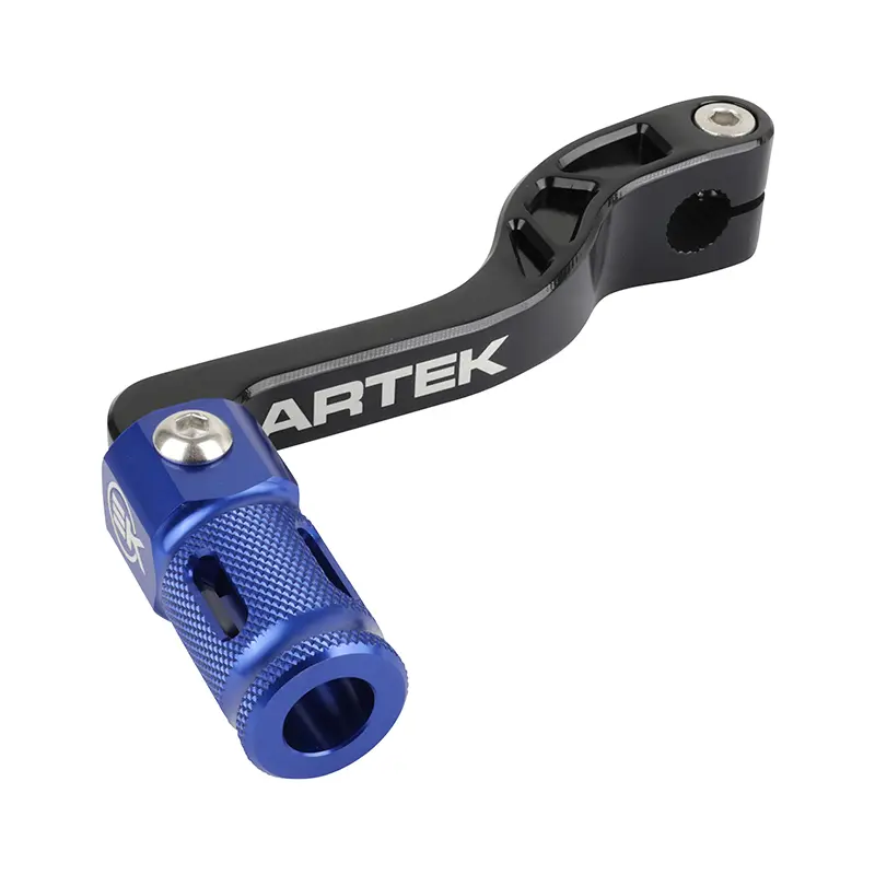 Sélecteur de vitesse Artek aluminium CNC noir-bleu pliable Minarelli 50 AM6-BETA 50 RR-Rieju 50 MRT-Sherco 50 SM-R