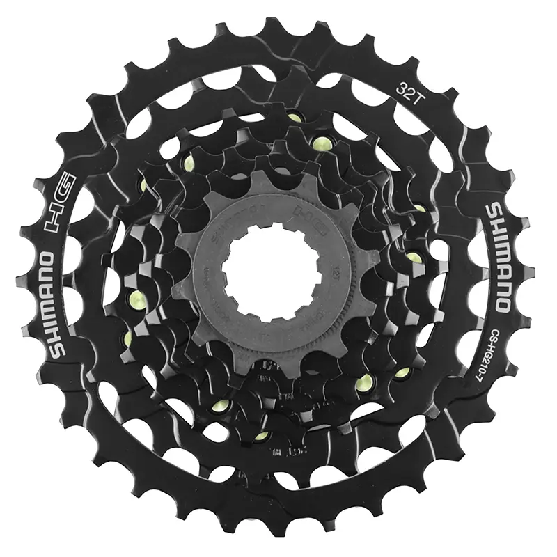 Cassette Shimano HG210 7V 12-32 noir