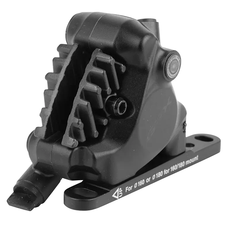 Étrier de frein gravel disque hydraulique avant Shimano GRX 2 pistons flatmount noir